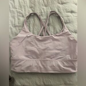 Lavender Lululemon Longline Energy Bra